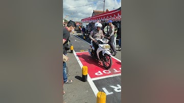 Ujian Praktik SIM C di SATPAS Kota Yogyakarta