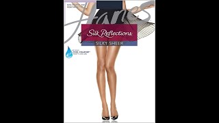 Hanes Women's Non Control Top Sandalfoot Silk Reflections Panty Hose