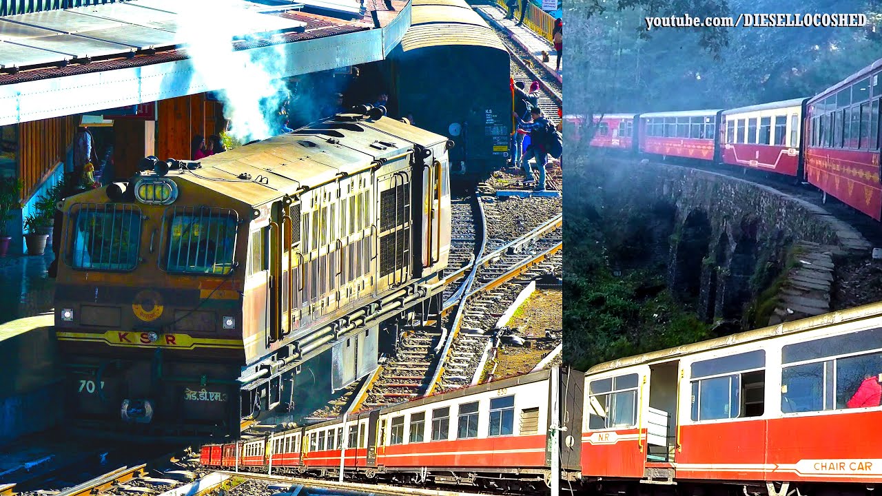 SHIMLA to KALKA | HIMALAYAN QUEEN Journey !! Diesel Loco Shed, Indian Railways