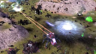 Cybran vs Seraphim - M28 AI vs M28 AI - Supreme Commander Forged Alliance