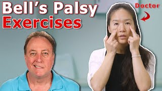 Easy Exercises For Bell's Palsy Face Facial Paralysis | Unable to Smile | Physical Therapy