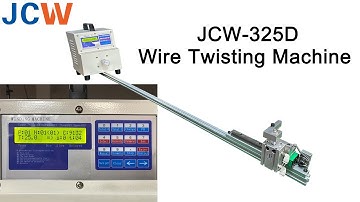 JCW-325D Wire Twisting Machine / Automatic Easy Operated Low Budget Wire Twister