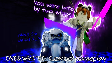 Undertale: Judgement Day Abusing Overwrite Combo (Overwrite Combo Gameplay)