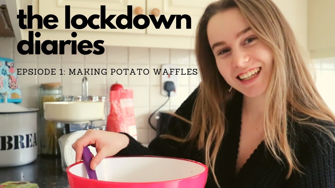 the lockdown diaries ep.1: making potato waffles!