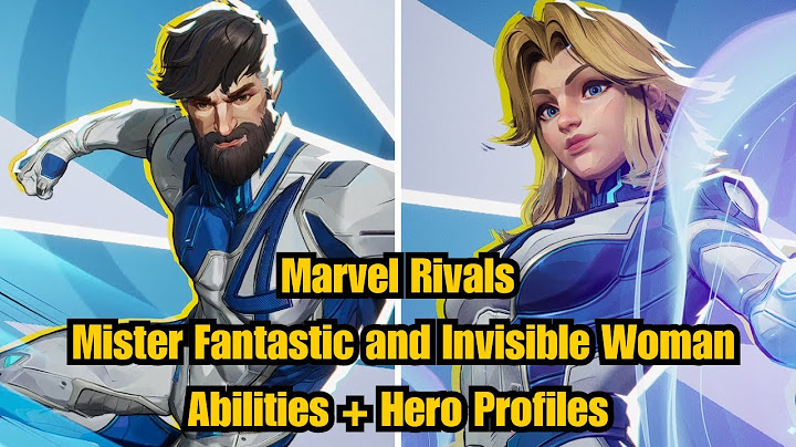 Mister Fantastic and Invisible Woman Abilities and Hero Profiles | Marvel Rivals | Season 1