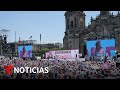 Marea humana en el zcalo de la capital de mxico a 15 da de las elecciones  noticias telemundo