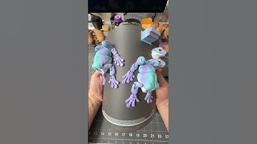 Blue Tree Frog 3D Print Timelapse – Snap Fit Satisfaction! #timelapse  #3dprint #madeinusa #mv3d