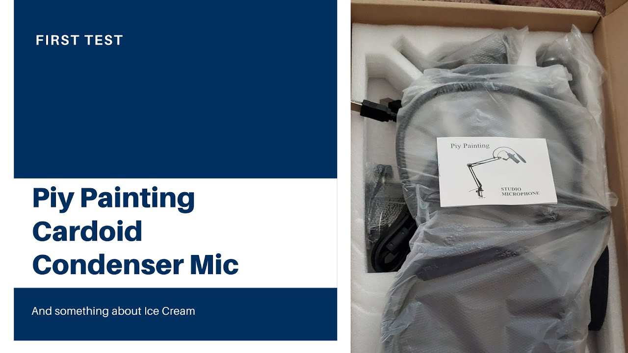 Mic Test: Piy Painting Mic (Piy Painting Cardioid Condenser Microphone Kit). I like it!