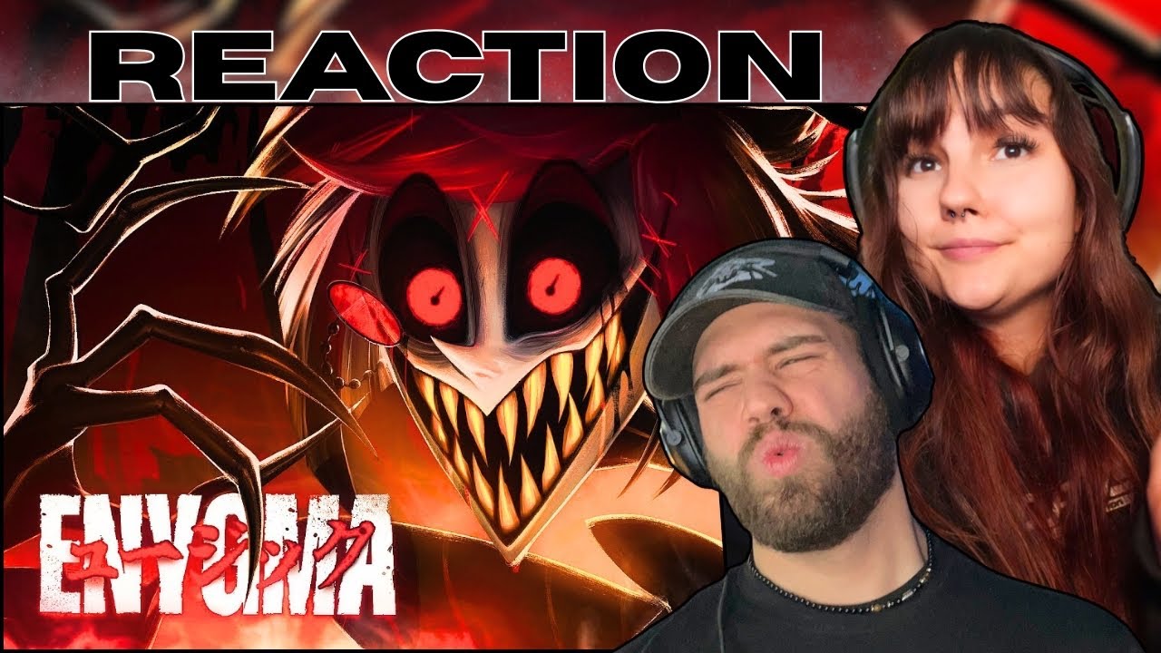 REACTION  |  ENYGMA – Sinal Infernal | Alastor Rap (Hazbin Hotel)