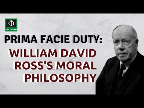 Video: William David Ross