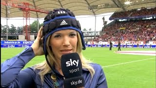 Ouch! TV Reporter Hit on Live TV