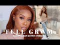 FULL GRWM: NEW HAIR COLOR + SOFT GLAM + CASUAL OUTFIT + PERFUME