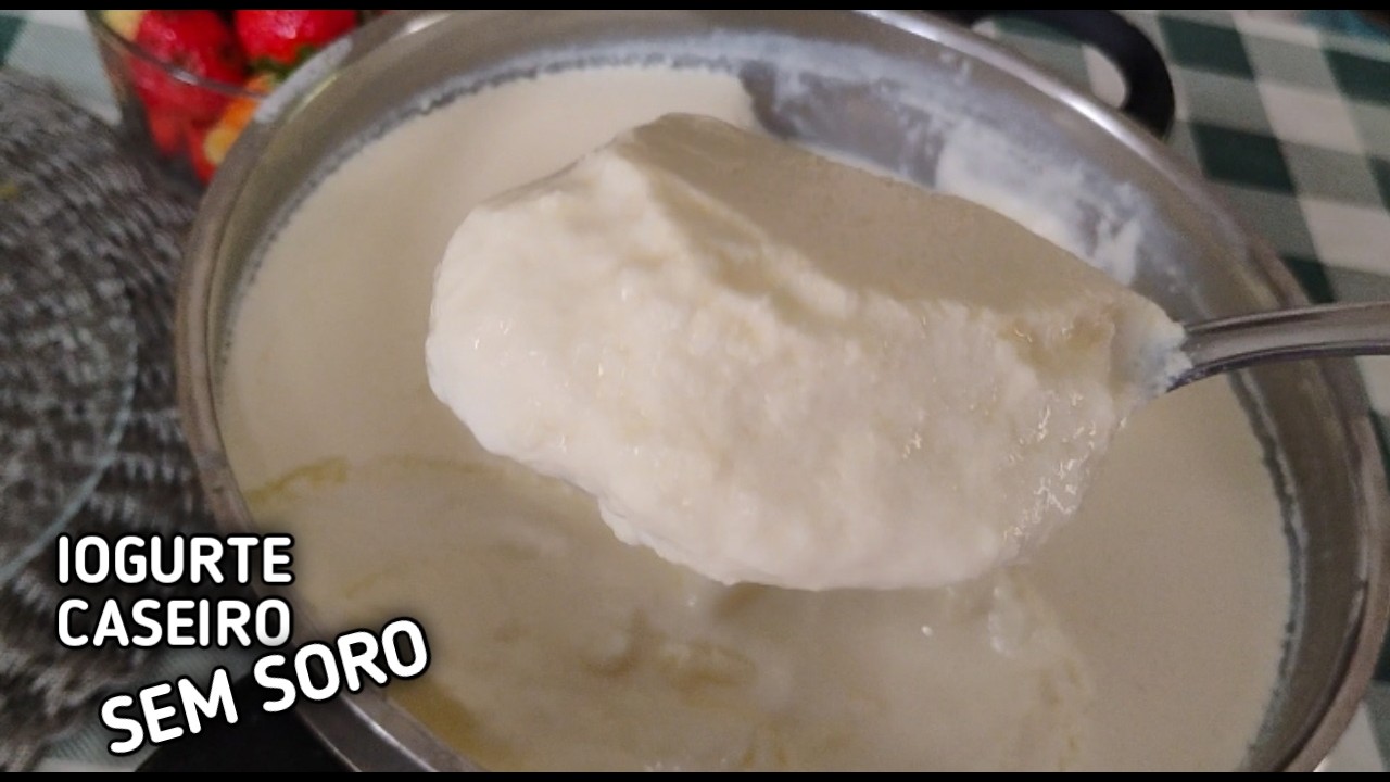 IOGURTE NATURAL-IOGURTE GREGO-IOGURTE SEM SORO/ RECEITA INCRÍVEL fácil baratas e saudável