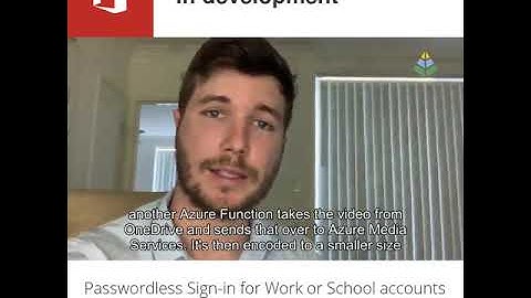 Automating videos with Azure Functions, Azure Media Services and Microsoft Flow
