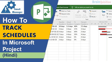 How to Track Schedules in Microsoft Project