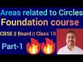 Areas related to circles Class 10 Maths||Free Foundation Course||Board||Vivek Dwivedi|| Lecturer 1