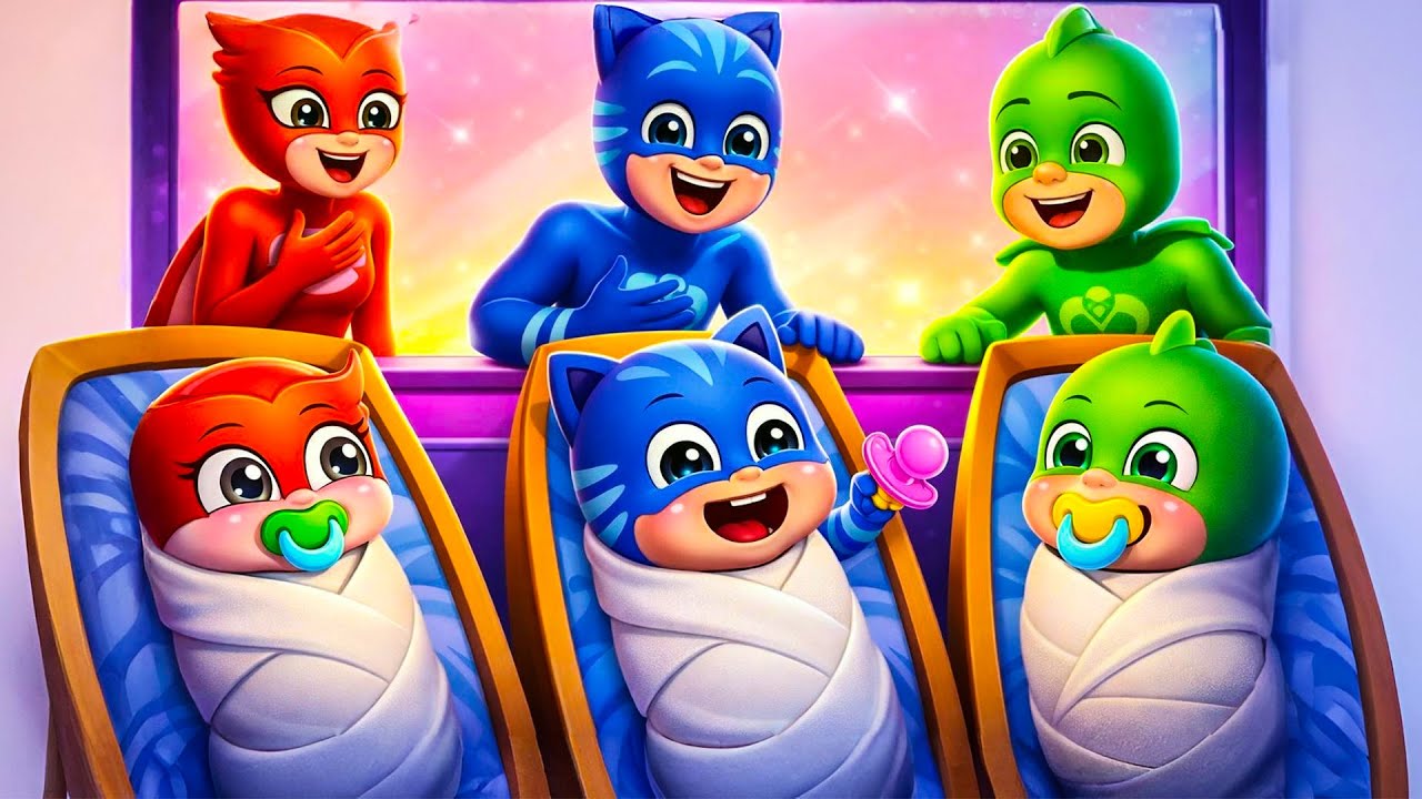 Meet Baby Owlette, Baby Catboy & Baby Gekko 👶💫 | PJ Masks' Little Heroes | PJ Masks Animation