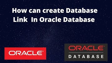 How can create database link in oracle database