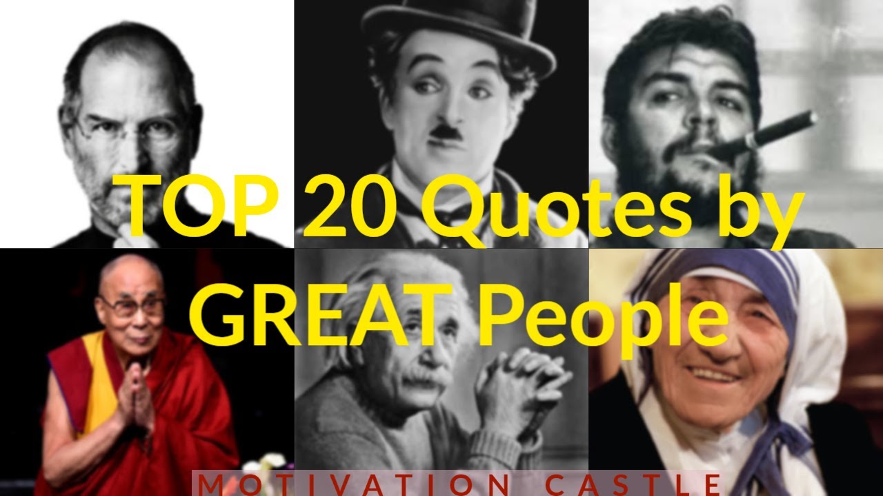 TOP 20 QUOTES BY GREAT PEOPLE 2020 | INSPIRATIONAL QUOTES 2020 | FAMOUS MOTIVATION QUOTES