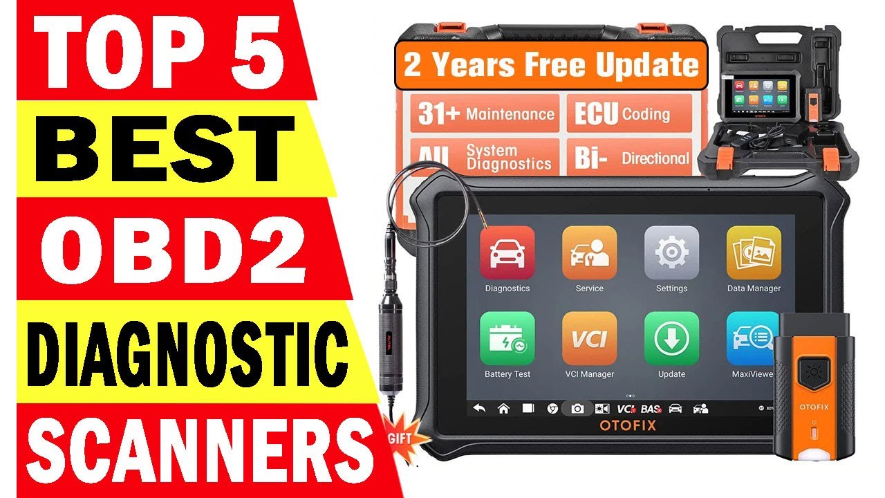 Top 5 Best Diagnostic Tools In 2024 | Best OBD2 Scanners 2024 - YouTube