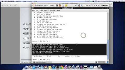 使用fdisk进行磁盘管理 [LinuxCast视频教程]