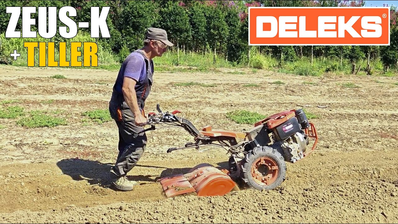 Motocoltivatore DELEKS ZEUS-K con zappatrice