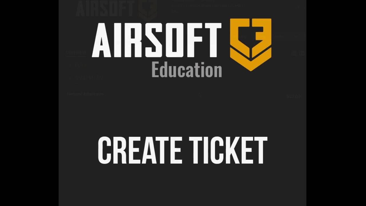 AirsoftC3: Create Ticket