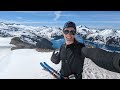 Top quality corn skiing on Panorama Ridge - June 13 2024
