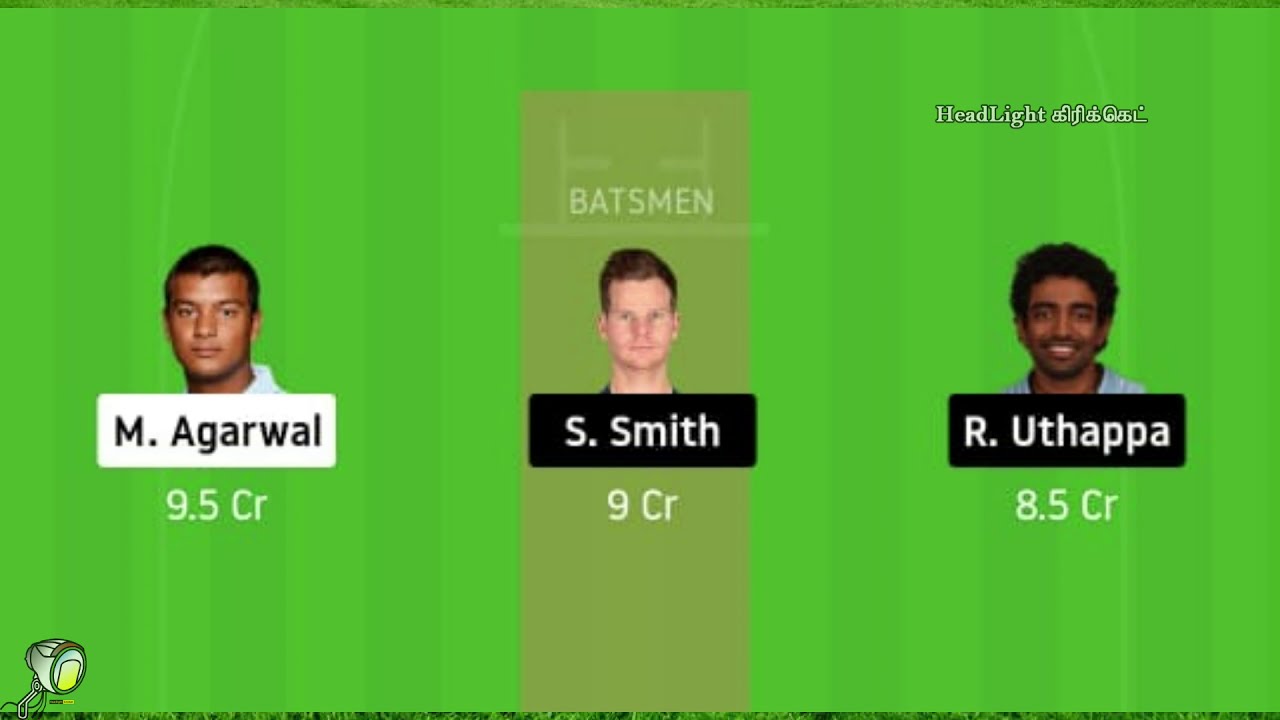 Dream11 Predictions - KXIP vs RR - IPL2020 - 30-Oct-20 in Tamil | Today's IPL Match Predictions