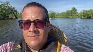 Kayaking testing different kinds of kayaks with the bros