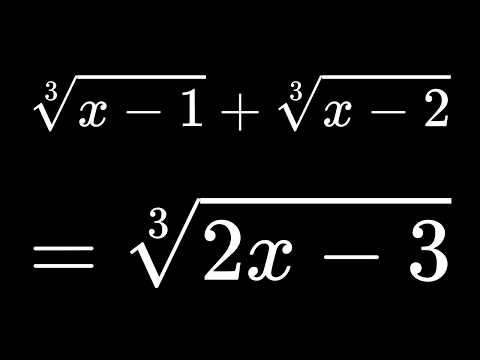 A Radical Equation