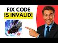 How To Fix Activation Code Invalid Please Enter Again Free Fire Advance Server (Step By Step 2026)