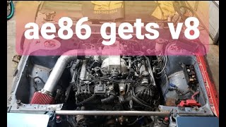 ae86 1uz swap first start