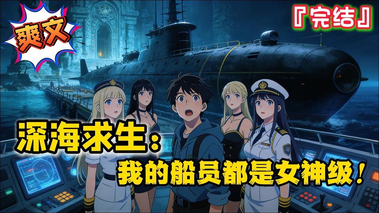 完结《深海求生：我的船员都是女神级！》【全民求生+克苏鲁+末世+多女主+升级+不圣母】一觉醒来，全人类来到深海求生世界… #爽文 #小说#末日 #求生 #穿越 #末世 #网游 #系统 #有声书 #完結
