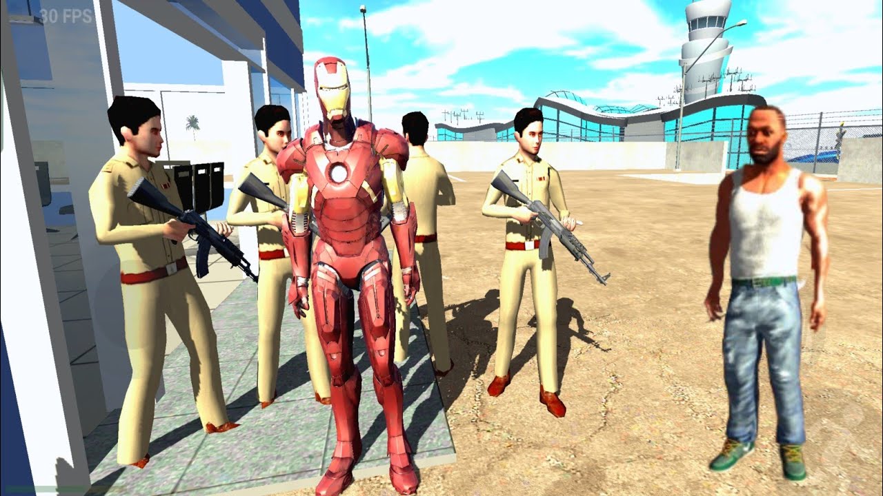 Indian Bike Driving 3D New Update Iron Man | Iron Man Vs Police Fight | Indian Bikes Driving 3D 