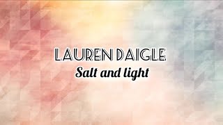 lauren daigle |salt and Light [tradução ]