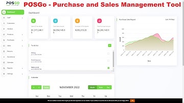 POSGo - Purchase and Sales Management Tool #phpscripts #laravel #pointofsales