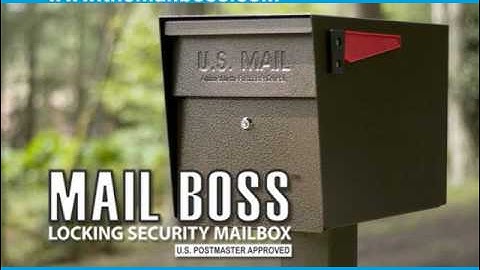 Mail Boss Locking Security Mailbox Commercial