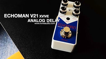 Xvive: ECHOMAN V21 Analog Delay | 600ms with Modulation