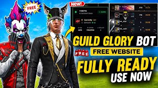 FREE Guild Glory Bot 🤖😱 WEBSITE Update! | How To Make Free Guild Glory Bot 🤯 in Free Fire xfor ff 🤖