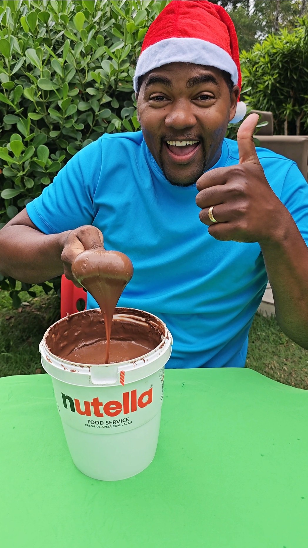 Coração de Nutela ??? #funny #nutella