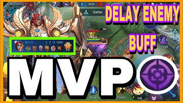 DELAY ENEMY BUFF | TIGREAL HIGH AND DRY DELAY FANNY BUFF | TANK MVP | MLBB