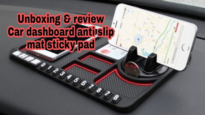 Loncaster Car Phone Holder, Car Phone Mount Silicone Car Pad Mat for  Various Dashboards, Slip Free Desk Phone Stand Compatible with iPhone,  Samsung