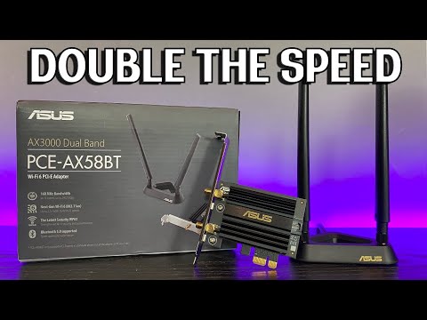 How to double your Wi-Fi speed with ASUS PCE-AX58BT Adapter