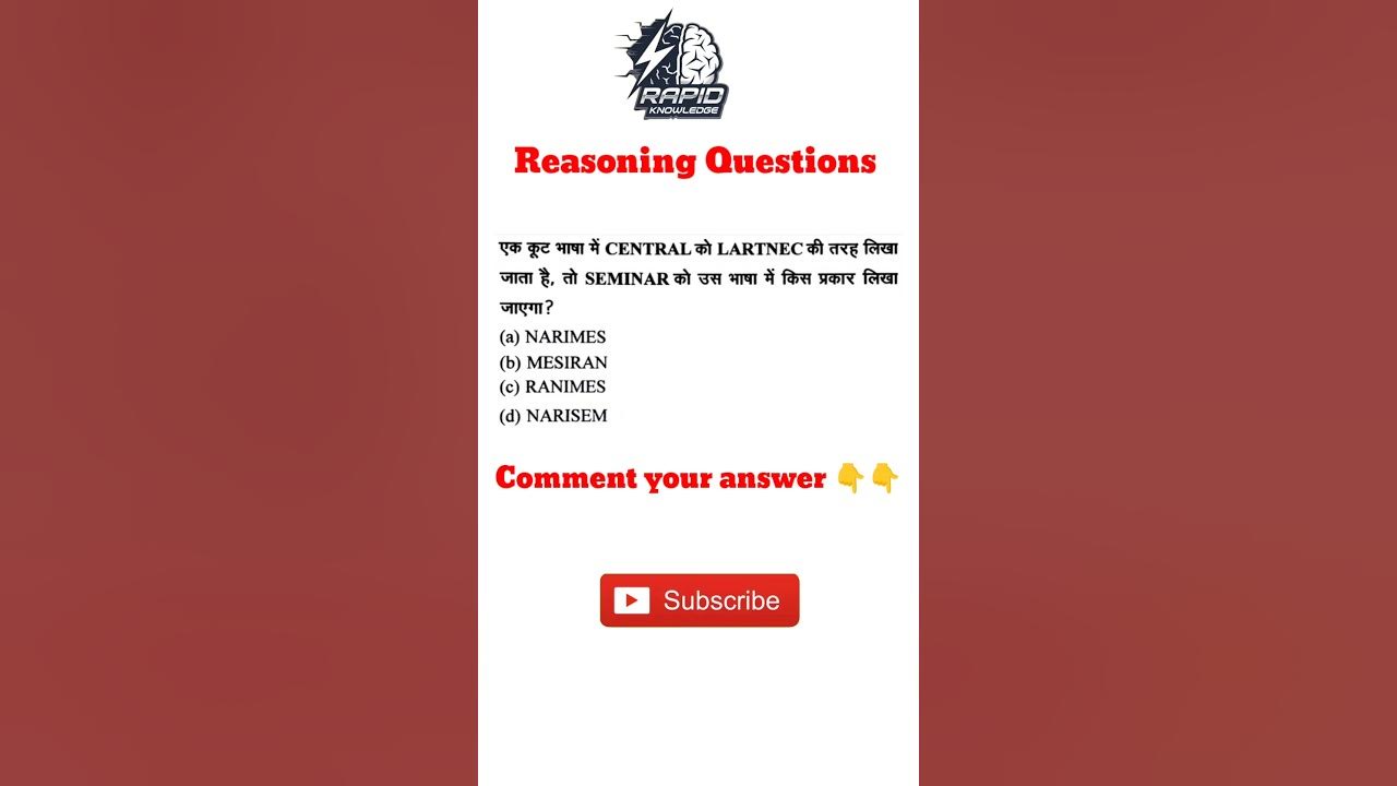 Coding decoding questions / Reasoning practice set #shorts - YouTube