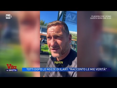 Totti after Ilary's wedding: "Here is my truth" - Vita in Diretta 09/16/2026