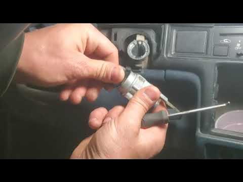 Toyota ignition lock replacement. The EASY way! - YouTube
