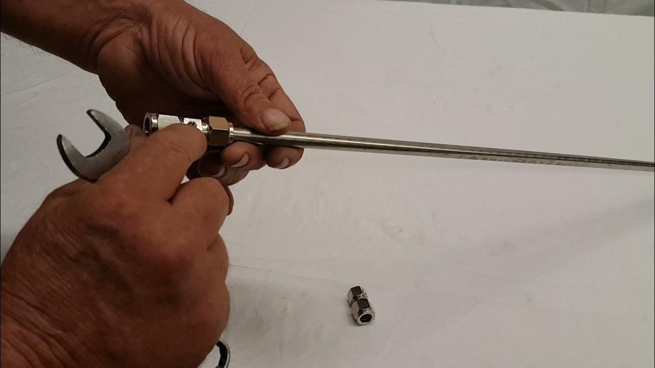 How to connect and remove compression fittings on Stainless Steel