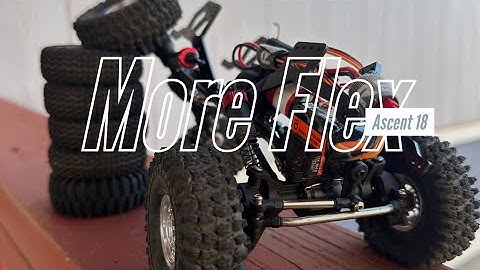 Redcat Ascent 18 How to get more flex no BS