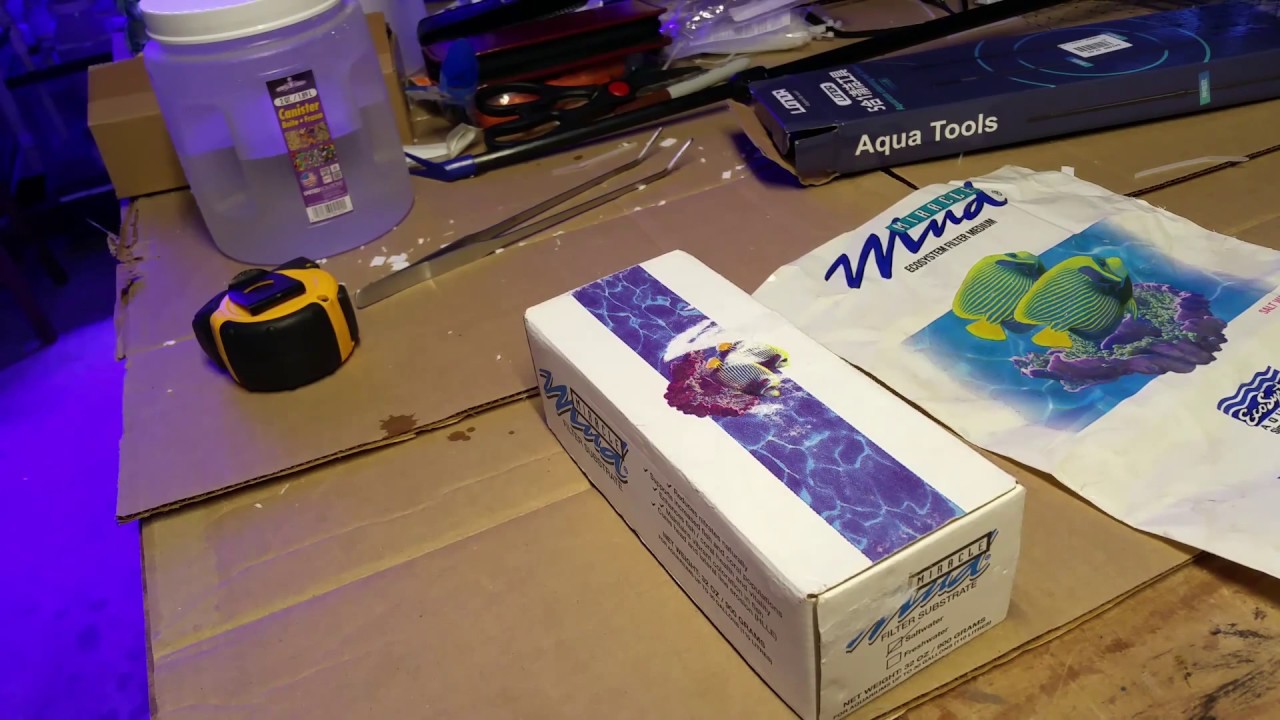 nano reef pesce pagliaccio It's a Miracle mud video and Week 41 in reefing
